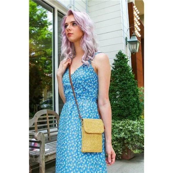 Roomy Pockets Small Crossbody Bags Cell Phone Wallet Purses for Women - Picture 3 of 7